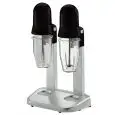 Frullatore per frappè - Mod FANO SASSONIA VV - Con variatore di velocità - 2 bicchieri in tritan lt 0,55 x 2 - Alimentazione 230V monofase - Potenza W 100 + 100 - Dimensioni cm L 30 X P 19,5 X h 48,5