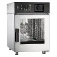 Forno a gas combinato a convezione e vapore indiretto con boiler per gastronomia 6 teglie Allforfood KBG061W