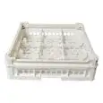 CESTO CLASSICO CON 9 SCOMPARTI QUADRATI PER BICCHIERI - MOD. KIT2/3X3 - DIMENSIONI CESTO cm L 50 X P 50 - SCOMPARTI MISURE INTERNE cm L 14,6 X P 14,6 - ALTEZZA DEL BICCHIERE DA cm 6,5 A 12 - NORMA CE