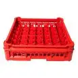 CESTO CLASSICO CON 49 SCOMPARTI QUADRATI PER BICCHIERI - MOD. KIT2/7X7 - DIMENSIONI CESTO cm L 50 X P 50 - SCOMPARTI MISURE INTERNE cm L 6,3 X P 6,3 - ALTEZZA DEL BICCHIERE DA cm 6,5 A 12 - NORMA CE