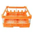 CESTO CLASSICO CON 4 SCOMPARTI QUADRATI PER BICCHIERI - MOD. KIT3/2X2 - DIMENSIONI CESTO cm L 50 X P 50 - SCOMPARTI MISURE INTERNE cm L 22,6 X P 22,6 - ALTEZZA DEL BICCHIERE DA cm 12 A 24 - NORMA CE