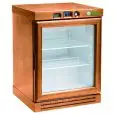 ESPOSITORE REFRIGERATO PER VINO - Mod. KL2793 - Capacità Lt 130 - Refrigerazione statica - Temperatura +2/+8 °C - Potenza W 100 - Alimentazione monofase 230V/1/50Hz - Dimensioni cm L 64 x P 61 x 87 h - Norma CE