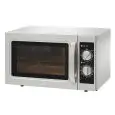 FORNO A MICROONDE - MOD. KMW300M - COMANDI MANUALI - STRUTTURA E CAMERA IN ACCIAIO - CAPACITA' CAMERA DI COTTURA Lt. 29 - POTENZA RESA W 1000 - ALIMENTAZIONE MONOFASE 230V - DIMENSIONI cm. L 54,2 x P 46,1 x 33 h