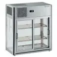 ESPOSITORE DA BANCO VETRINA REFRIGERATA - MOD. LINUS 150 - TEMPERATURA +4° / +10° C - VETRO SU 4 LATI - REFRIGERAZIONE VENTILATA - SBRINAMENTO AUTOMATICO - NORMA CE