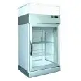 VETRINA REFRIGERATA DA BANCO - MOD. TEK/94 - STRUTTURA ESTERNA IN ALLUMINIO OSSIDATO - VETRO BASSO EMISSIVO - TEMP. °C +5/-25 - ALIMENTAZIONE MONOFASE - POTENZA W 500 - REFRIGERAZIONE VENTILATA - GAS REFRIGERANTE R507 - SBRINAMENTO AUTOMATICO