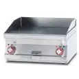 Fry Top elettrico professionale da banco piastra liscia in acciaio Allforfood FTLT/66ET linea ELLE