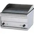 Fry Top elettrico professionale da banco piastra liscia in acciaio Allforfood FTL/2EM linea ELLE
