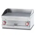 Fry Top elettrico professionale da banco piastra liscia cromata superchrome Allforfood FTLT/66ETS linea ELLE