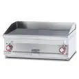 Fry Top elettrico professionale da banco piastra liscia in acciaio Allforfood FTLT/68ET linea ELLE