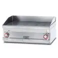 Fry Top elettrico professionale da banco piastra rigata in acciaio Allforfood FTRT/68ET linea ELLE