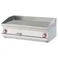 Fry Top elettrico professionale da banco piastra liscia cromata superchrome Allforfood FTLT/610ETS linea ELLE