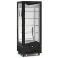 VETRINA ESPOSITIVA AD ISOLA REFRIGERATA PER PASTICCERIA E GELATERIA - MOD. MARILYN 451 BTQ - STRUTTURA ESTERNA IN ALLUMINIO ANODIZZATO NERO - RIPIANI IN VETRO TEMPERATO REGOLABILI IN ALTEZZA - Temp. °C -15/-21 - ALIMENTAZIONE MONOFASE - POTENZA W 430 - CA