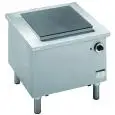 FORNELLONE ELETTRICO 1 PIASTRA - Mod. MF100 03 001 - Piastra in ghisa cm 40x40 - Potenza kW 5 - Alimentazione trifase - Dimensioni cm L 58 x P 58 x 52h - Norma CE