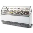 VETRINA PASTICCERIA - MOD. MILLENNIUM PAS - VENTILATA - VETRI IN CRISTALLO TEMPRATO APRIBILI VERSO L'ALTO - UNITA' CONDENSATRICE RAFFREDDATA AD ARIA - SBRINAMENTO A FERMATA COMPRESSORE - TEMPERATURA +1/+10°C - NORMA CE - PROFONDITA' PIANO ESPOSITIVO: 58,4