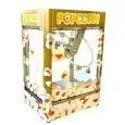 MACCHINA PER POPCORN - MOD MINI JOLLY ANNIVERSARIO - N 1 PENTOLA - Cottura tradizionale con olio - Modalità di cottura standard o rapida - Mescolatore automatico - Termostato - Capacità gr. 300/3 minuti - Potenza 1200 W - Alimentazione 230 V monofase - Di