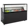 VETRINA GELATERIA - MOD. MIRABELLA H9G - TEMPERATURA -5°/-20° C - CAPACITA' Lt 306 - DIMENSIONI cm L 165,2 x P 67,7 x h 119 - PESO Kg. 136 - NORMA CE