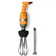MIXER AD IMMERSIONE - Mod. MK450 - con variatore di velocità - completo di frusta e mescolatore - Velocità mescolatore 2000÷15000 rpm - Mescolatore cm 54 - Potenza 400 W - Alimentazione 230V/1/50-60Hz - Norma CE