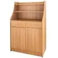 MOBILE DI SERVIZIO DA SALA ALTO - MOD. ML3150ST - Struttura e pannelli in nobilitato - N. 1 sportello + N. 1 tramoggia - N. 2 cassetti - Dim. cm L 95 x P 49 x h 144