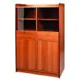 MOBILE DI SERVIZIO DA SALA ALTO - MOD. ML3170SS - Struttura e pannelli in nobilitato - N. 2 sportelli - N. 2 cassetti - Dim. cm L 95 x P 49 x h 144