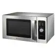 FORNO A MICROONDE IN ACCIAIO - Mod. MO-1000M - Capacità camera di cottura Lt 25 - Potenza resa kW 1 - Potenza kW 1,5 - 230V monofase - Norma CE