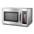 FORNO A MICROONDE IN ACCIAIO INOX - Mod. MO-1834 - 1 livello di cottura - Capacità camera di cottura Lt 34 - Potenza resa kW 1,8 - Potenza kW 2,8 - 230V monofase - Norma CE