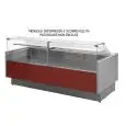 Banco alimentare refrigerato - Mod MR 9.5 VD - Ventilato - Temperatura da +2 a +5°C - Profondità piano espositivo: 90 cm