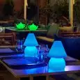 LAMPADA - MOD. MY LIGHT U00001 - CON KIT RGBW - STRUTTURA IN POLIETILENE - DIM. cm L Ø 14 x h 20 - NORMA CE