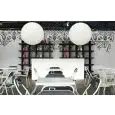 LIBRERIA - MOD. MY BOOK 4 X 4 - PER INTERNO/ESTERNO - STRUTTURA IN POLIETILENE - NORMA CE