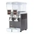 DISTRIBUTORE DI BEVANDE FREDDE - MOD. JOLLY 5/2 INOX - PER BEVANDE NON GASSATE - N. 2 BEVANDE - CAPACITA' LT 5 + 5 - Dim. cm. L 25 x P 39 x h 55 - NORMA CE