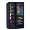 Vetrina refrigerata per vino, salumi e formaggi con capacità Lt 840 e temperatura da +2 a +20 °C e da (2x) 0° a +20 °C Klimaitalia NORCIA 290 3T