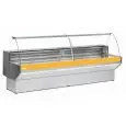Banco alimentare refrigerato - Mod PATAGONIA - Statico con cella riserva refrigerata - Temperatura °C +4/+6 - Profondità piano espositivo: 64 cm
