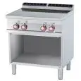 Cucina elettrica 4 piastre in vetroceramica Allforfood PCC/78ET linea ELLE