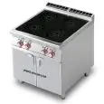 Cucina elettrica 4 piastre induzione Allforfood PCI/98ET linea ELLE