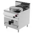 PENTOLA A GAS - MOD. PNG92MA - Riscaldamento diretto - Capacità Lt 100 - Vasca Ø cm 60 x 41,5 h - Dimensioni: cm L 80 x P 90 x H 90 - Norma CE