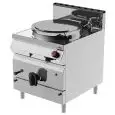 PENTOLA A GAS - MOD. PNG92ME - Riscaldamento indiretto - Capacità Lt 100 - Vasca Ø cm 60 x 41,5 h - Dimensioni: cm L 80 x P 90 x H 90 - Norma CE