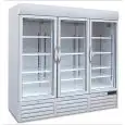 VETRINA ESPOSITIVA REFRIGERATA PER PASTICCERIA - MOD. POLO 1400 BTV SPOT - CAPACITA': 1657 LT -  TEMP. °C -18/-22 - ALIMENTAZIONE MONOFASE - POTENZA W 1300 - REFRIGERAZIONE VENTILATA - DIM cm L 205,7 x P 74,3 x h 206,5 - PESO KG 315