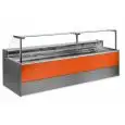 Banco alimentare refrigerato - Mod PORTHOS - Statico senza cella refrigerata - Temperatura °C +2/+6 - Profondità piano espositivo: 77 cm