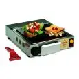Fry Top elettrico professionale da banco piastra liscia in vetroceramica Vema PVF 2079