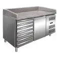 Banco pizza refrigerato in acciaio inox Ekofrost PZ1610TN