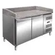 Banco pizza refrigerato in acciaio inox Ekofrost PZ2600TN