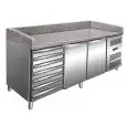 Banco pizza refrigerato in acciaio inox Ekofrost PZ2610TN