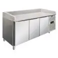 Banco pizza refrigerato in acciaio inox Klimaitalia PFZ03