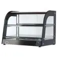 TERMOVETRINA DA BANCO - MOD. TBVC - VETRI CURVI - STRUTTURA IN ACCIAIO INOX - TEMPERATURA °C +30 /+ 90  - CONTROLLO TERMOSTATICO - ILLUMINAZIONE -  MONOFASE 240V - NORMA CE
