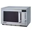 Forno a microonde inox con comandi meccanici - Mod R23AM - Capacità camera di cottura lt 20 - Potenza resa W 1900 - Alimentazione 230V monofase
