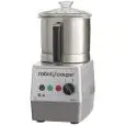 CUTTER DA BANCO - Mod. R 4 - Capacità vasca in ACCIAIO INOX lt 4,5 - Capacità coperti da 10 a 50 - 2 velocità - Potenza W 900 - Dimensioni cm L 22,6 x P 30,4 x 44h
