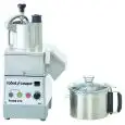 ABBINATO CUTTER E TAGLIAVERDURE PROFESSIONALE - Mod. R 502 V.V. - Capacità vasca in acciaio inox lt 5,9 - Capacità coperti da 30 a 300 - Con variatore di velocità - Potenza W 1500 - Dimensioni cm L 38 x P 36,5 x 67 h