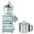 ABBINATO CUTTER E TAGLIAVERDURE PROFESSIONALE - Mod. R 752 - Capacità vasca in acciaio inox lt 7,5 - Capacità coperti da 50 a 400 - 2 Velocità - Potenza W 1800 - Dimensioni cm L 38 x P 35 x 70 h