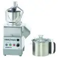 ABBINATO CUTTER E TAGLIAVERDURE PROFESSIONALE - Mod. R 752 V.V. - Capacità vasca in acciaio inox lt 7,5 - Capacità coperti da 50 a 400 - Con variatore di velocità - Potenza W 1500 - Dimensioni cm L 38 x P 35 x 70 h