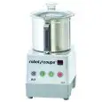 CUTTER DA BANCO - Mod. R 7 - Capacità vasca in acciaio inox lt 7,5 - Capacità coperti da 20 a 100 - 2 velocità - Potenza W 1500 - Dimensioni cm L 28 x P 35 x 52 h