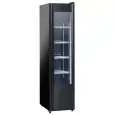ARMADIO FRIGORIFERO - Mod. RC 300 B - N. 1 PORTA IN VETRO - REFRIGERAZIONE STATICA CON AGITATORE - CAPACITA' LT 300 - TEMPERATURA +1º/+9°C - Dim. cm L 44 x P 70,8 x h 184 - Norma CE